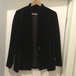 Black Velvet Blazer